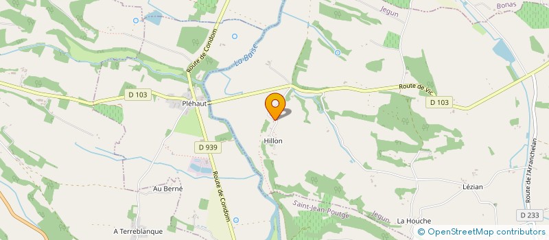 localisation de l'entreprise GUIGNI ENERGIE SOLAIRE  JEGUN