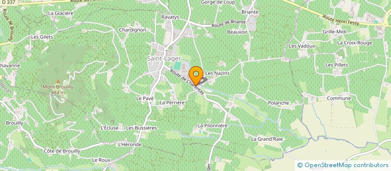 localisation de l'entreprise GUIGNIER ELECTRICITE  SAINT-LAGER