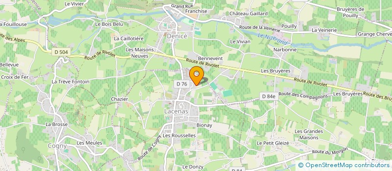 localisation de l'entreprise GUIGNIER FAMILY  LACENAS