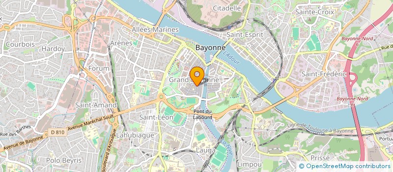 localisation de l'entreprise GUIGNOL'S BAND à BAYONNE