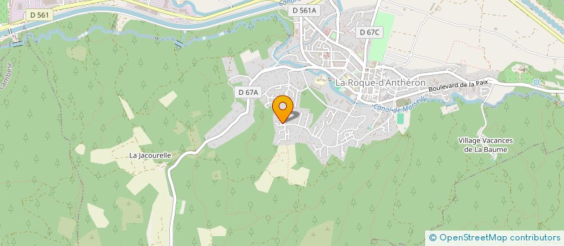 localisation de l'entreprise GUIGO CONSULTING  LA ROQUE D'ANTHERON