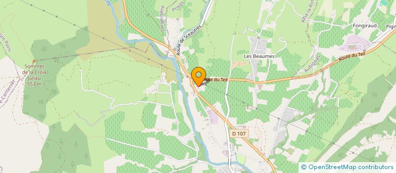 localisation de l'entreprise GUIGON D'APS à ALBA-LA-ROMAINE