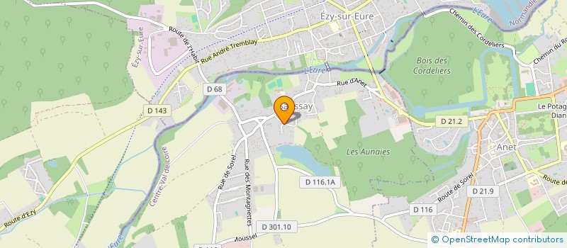 localisation de l'entreprise GUIGONE à SAUSSAY
