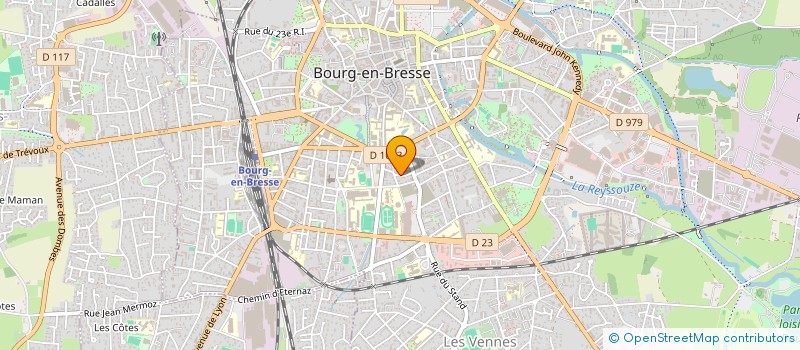 localisation de l'entreprise GUIGOUT SAS à BOURG-EN-BRESSE