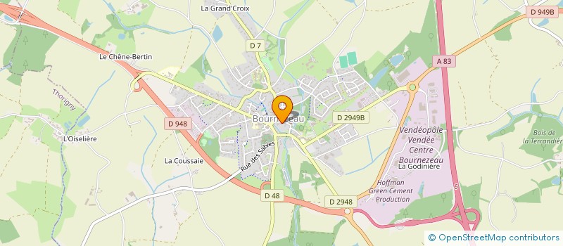 localisation de l'entreprise GUIGUI à BOURNEZEAU