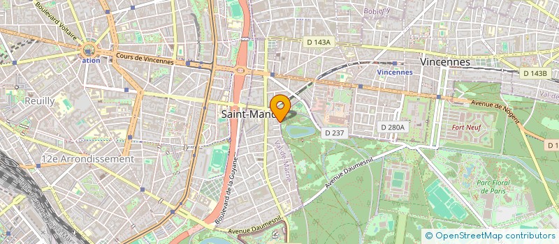 localisation de l'entreprise GUIGUIMMO  SAINT-MANDE