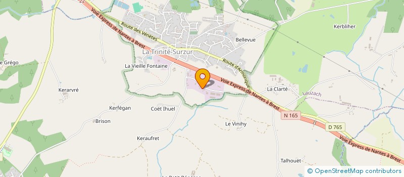 localisation de l'entreprise GUIHARD AUTOS  ARZAL