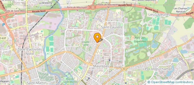 localisation de l'entreprise GUIHEUX SARL à RENNES