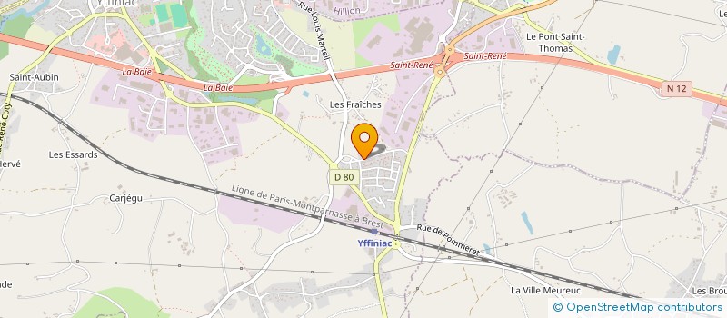 localisation de l'entreprise GUIHOT  YFFINIAC