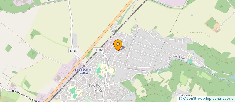 localisation de l'entreprise GUIHOT CAB  LES ESSARTS-LE-ROI