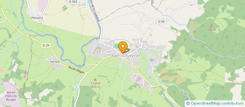 localisation de l'entreprise GUIL  AGEN-D'AVEYRON