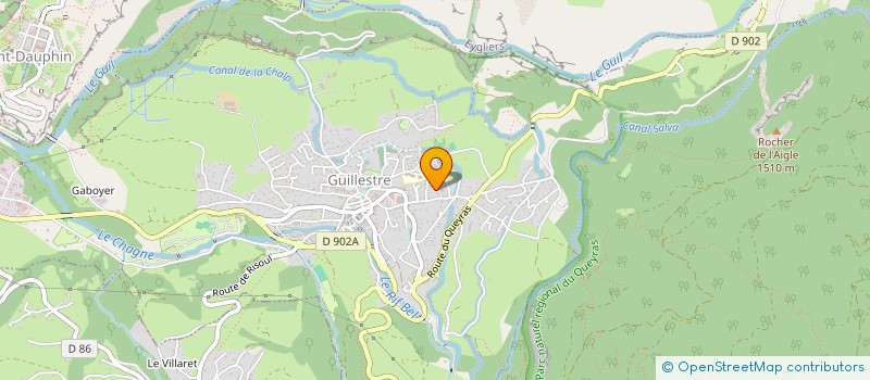 localisation de l'entreprise GUIL'DIAG IMMO 05 à GUILLESTRE