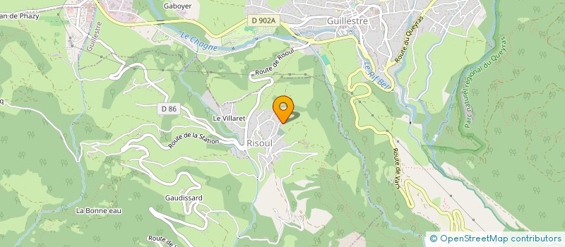 localisation de l'entreprise GUIL ENERGIES  RISOUL