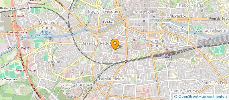 localisation de l'entreprise GUILAD à RENNES