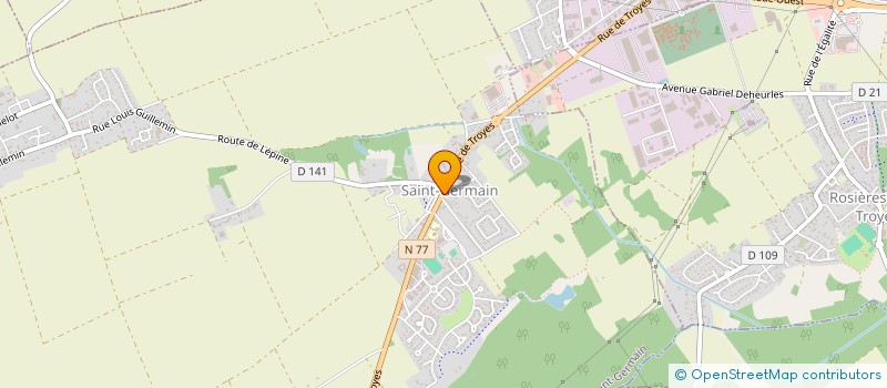 localisation de l'entreprise GUILATHE  SAINT-GERMAIN