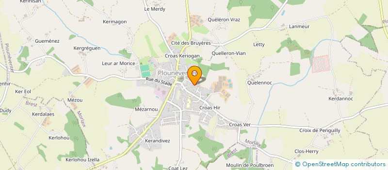 localisation de l'entreprise GUILBAPT  PLOUNEVENTER