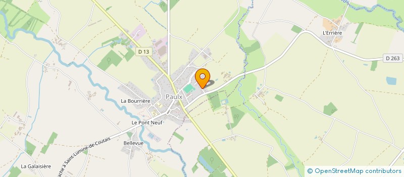 localisation de l'entreprise GUILBAUD CEDRIC  PAULX