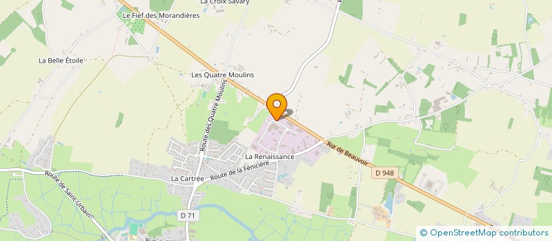 localisation de l'entreprise GUILBAUD ET FILS à SALLERTAINE