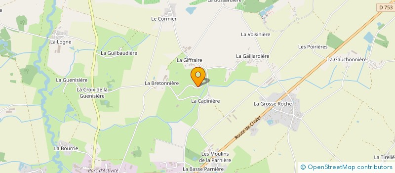 localisation de l'entreprise GUILBAUD NC  LEGE