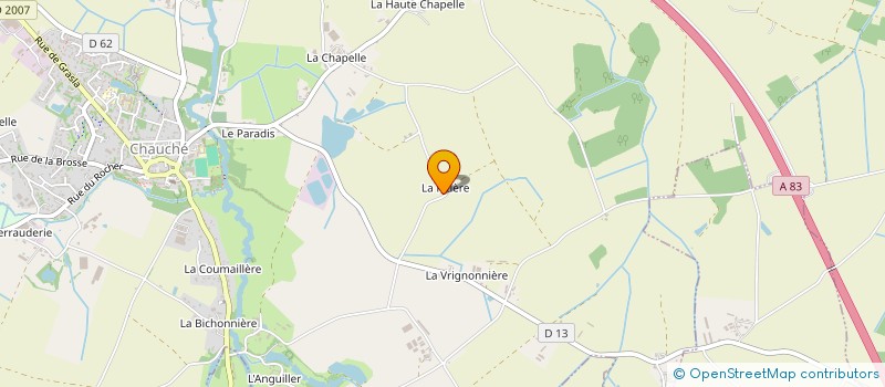 localisation de l'entreprise GUILBAUD PIERRE ET RENE  CHAUCHE