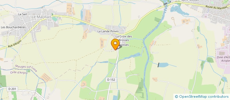 localisation de l'entreprise GUILBAULT à MAUGES-SUR-LOIRE