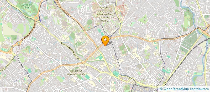 localisation de l'entreprise GUILBERT/DE LA CRUZ à MONTPELLIER