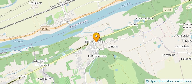 localisation de l'entreprise GUILBERT LUC ET OLIVIER  RILLY-SUR-LOIRE