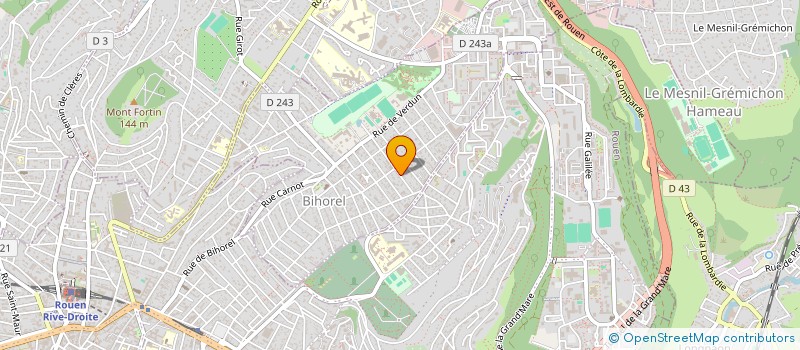 localisation de l'entreprise GUILBERT MORVAN L EDELWEISS  BIHOREL