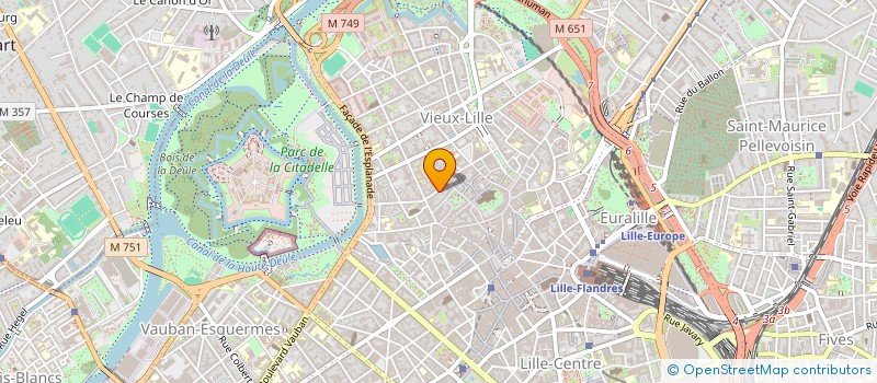localisation de l'entreprise GUILBERT-VASSEUR à LILLE