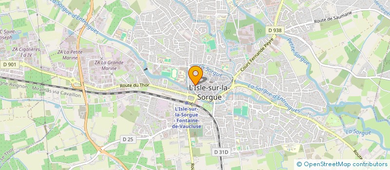 localisation de l'entreprise GUILCAR  L'ISLE-SUR-LA-SORGUE