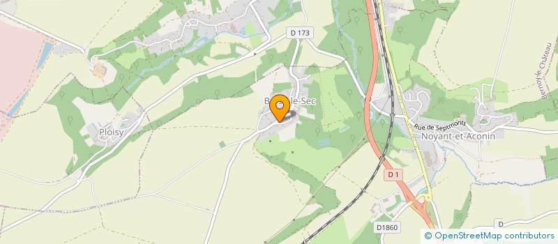 localisation de l'entreprise GUILDE DES BATISSEURS DE BERZY  BERNOY-LE-CHATEAU