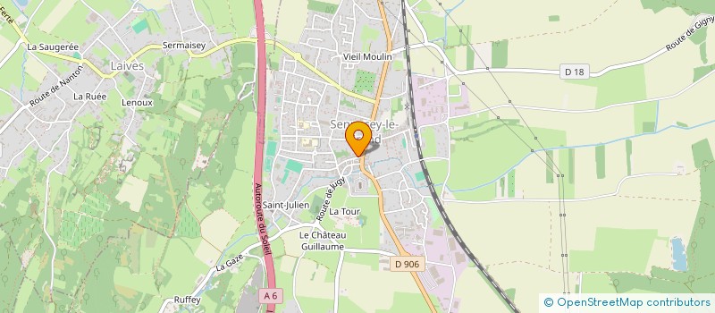 localisation de l'entreprise GUILDECO à SENNECEY-LE-GRAND