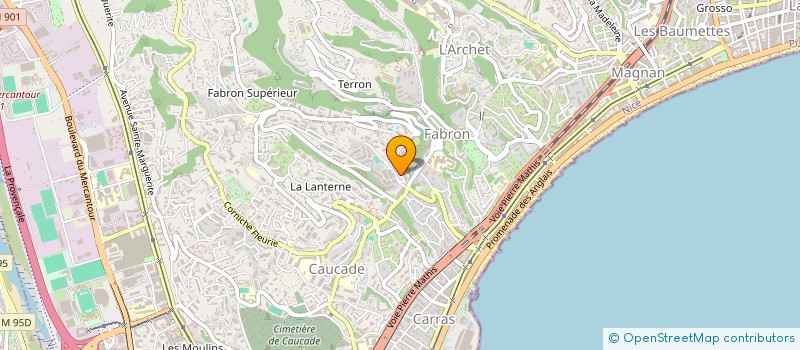 localisation de l'entreprise GUILE à NICE