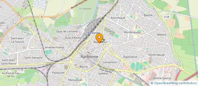 localisation de l'entreprise GUILEX à NARBONNE