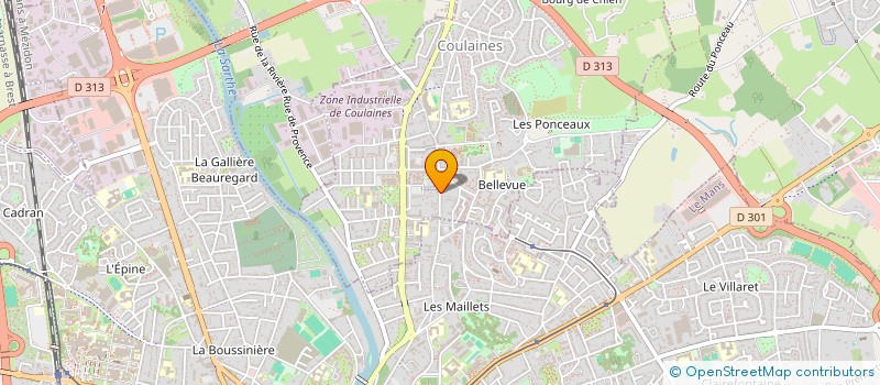 localisation de l'entreprise GUILEX PARTNERS  COULAINES