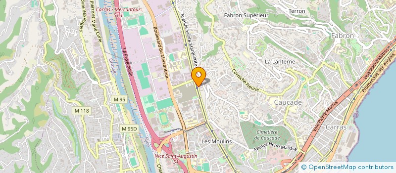 localisation de l'entreprise GUILGAL à NICE