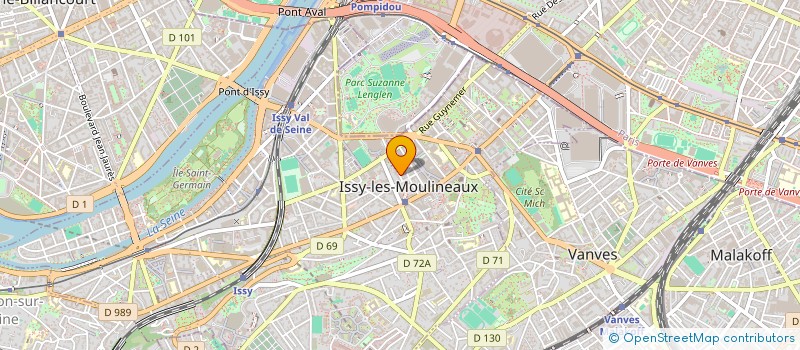 localisation de l'entreprise GUILGAMESH à ISSY-LES-MOULINEAUX
