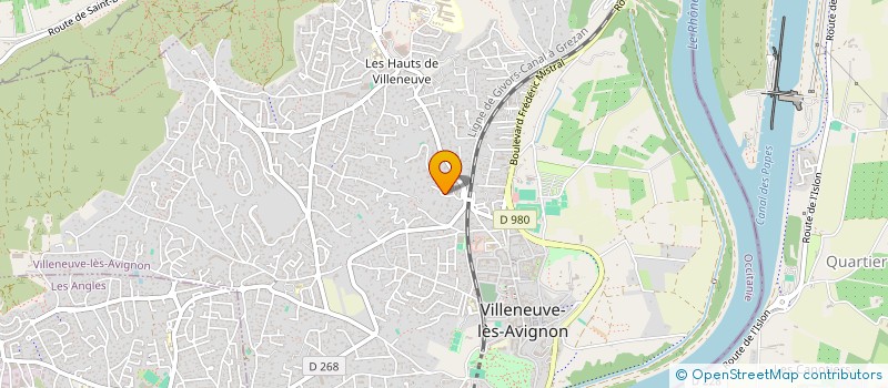 localisation de l'entreprise GUILGO  VILLENEUVE-LES-AVIGNON