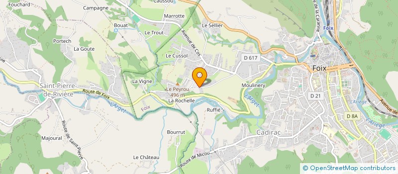 localisation de l'entreprise GUILHAUME LAMBART SARL à FOIX