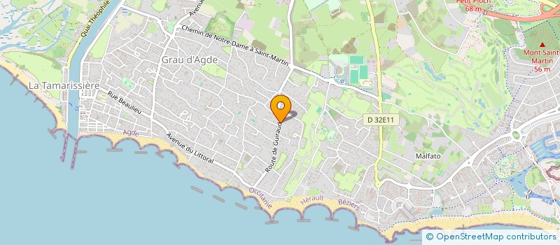 localisation de l'entreprise GUILHEM à AGDE