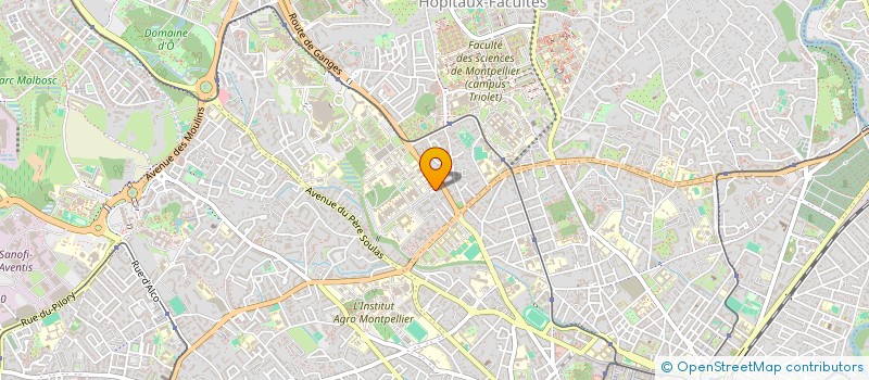 localisation de l'entreprise GUILHEM VERGUES ET ISABELLE VIC à MONTPELLIER