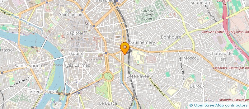 localisation de l'entreprise GUILHEMERY à TOULOUSE