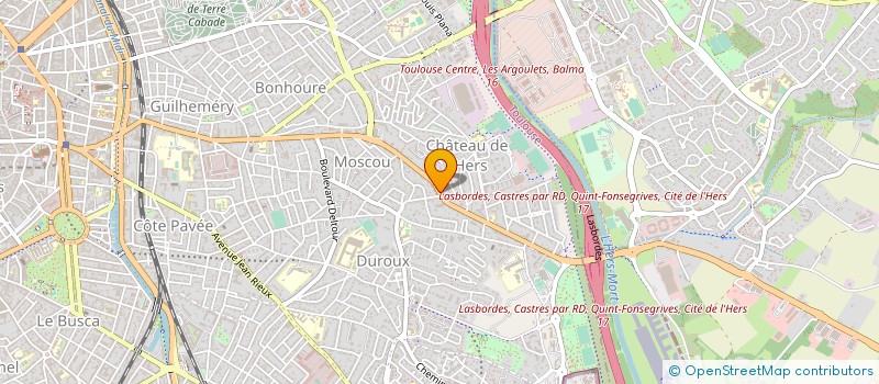 localisation de l'entreprise GUILHEMERY AUTO PIECES NOUVELLE EN ABREGE G.A.P NOUVELLE à TOULOUSE