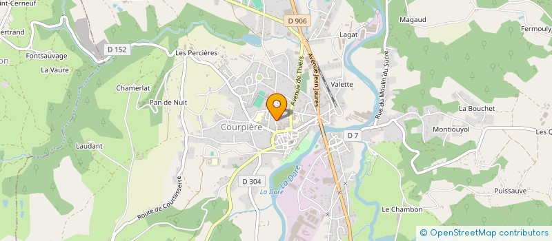 localisation de l'entreprise GUILHERME FRERES à COURPIERE