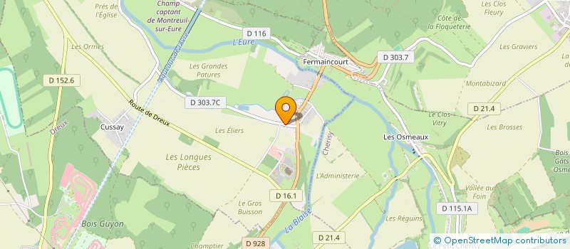 localisation de l'entreprise GUILHERMIER THILL à MONTREUIL