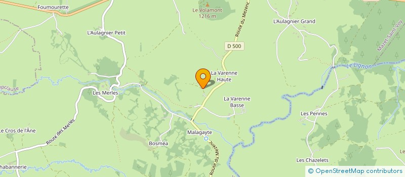 localisation de l'entreprise GUILHOT CONSTRUCTION BOIS  MAZET-SAINT-VOY