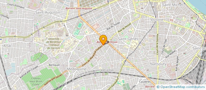 localisation de l'entreprise GUILI  TALENCE