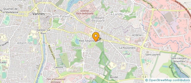 localisation de l'entreprise GUILIANE à VANNES