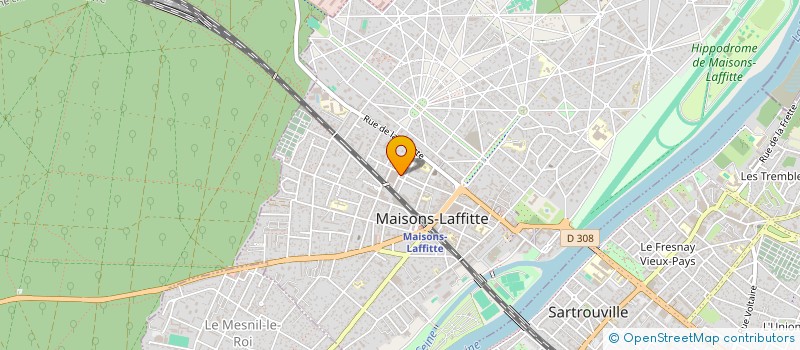 localisation de l'entreprise GUILINE  MAISONS-LAFFITTE