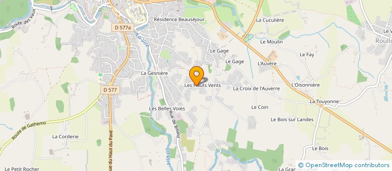 localisation de l'entreprise GUILL ' HOME CONCEPTION  VIRE-NORMANDIE